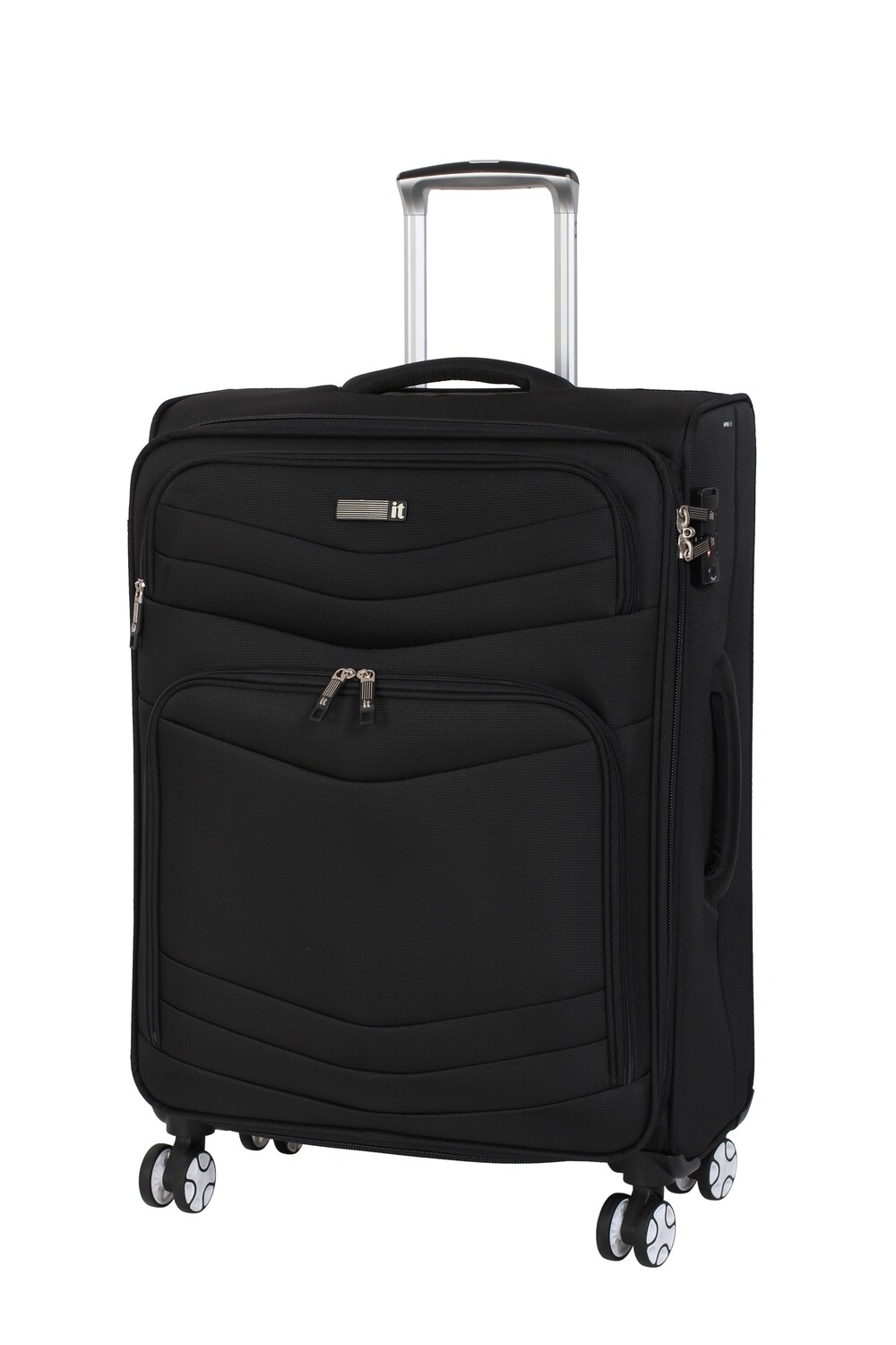 IT LUGGAGE INTREPID 26" SOFT TROLLEY BLACK