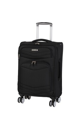 IT LUGGAGE INTREPID 21&quot; SOFT TROLLEY BLACK