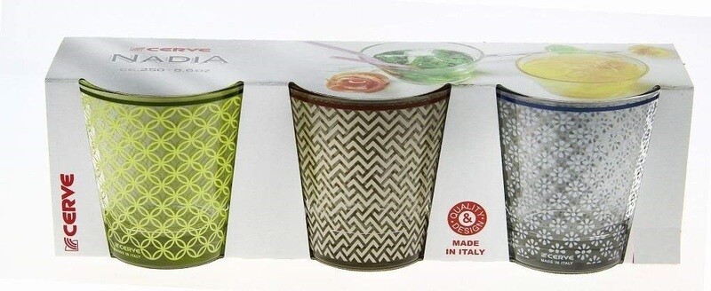 CERVE NADIA 6PCS 250CC WATER TUMBLERS M63930 8.6OZ