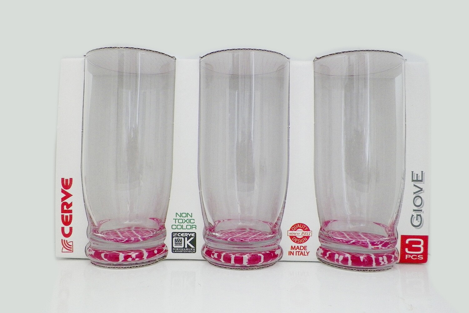 CERVE GIOVE 3PCS 420CC LONG DRINK TUMBLERS M64320