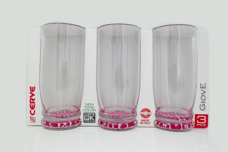 CERVE GIOVE 3PCS 420CC LONG DRINK TUMBLERS M64320