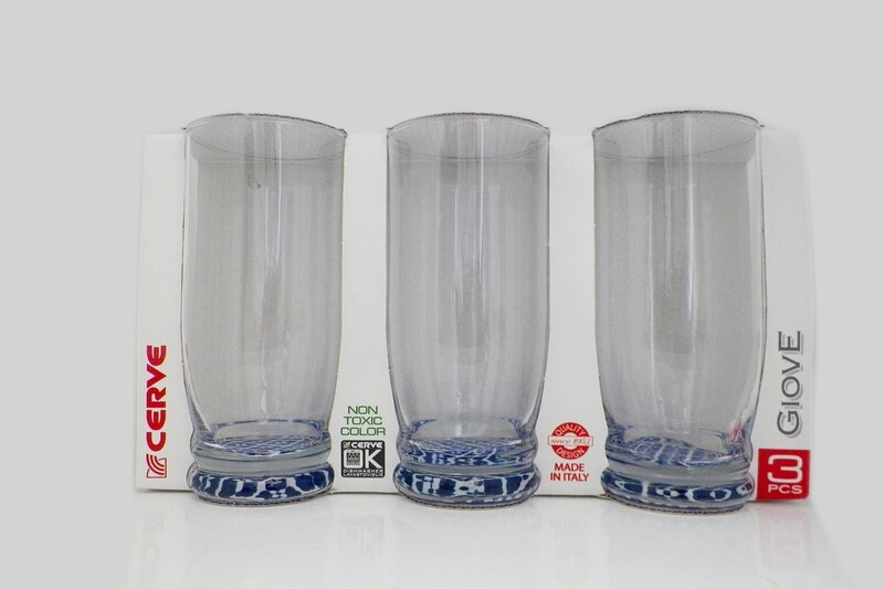 CERVE GIOVE 3PCS 420CC LONG DRINK TUMBLERS M64540