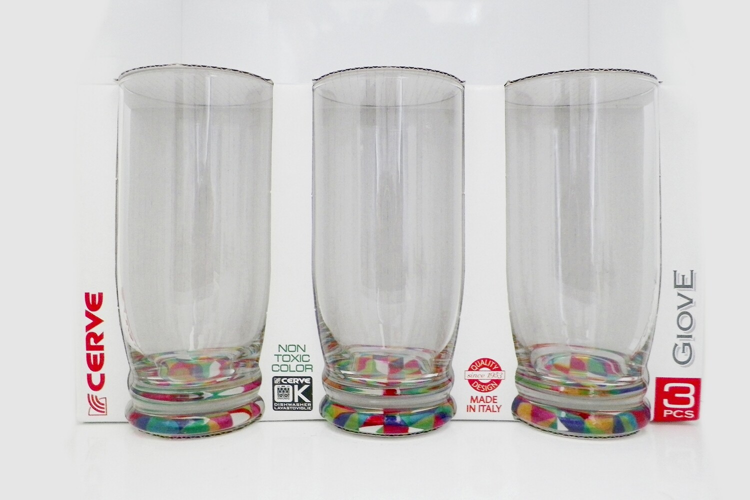 CERVE GIOVE 3PCS 420CC LONG DRINK TUMBLERS M61730