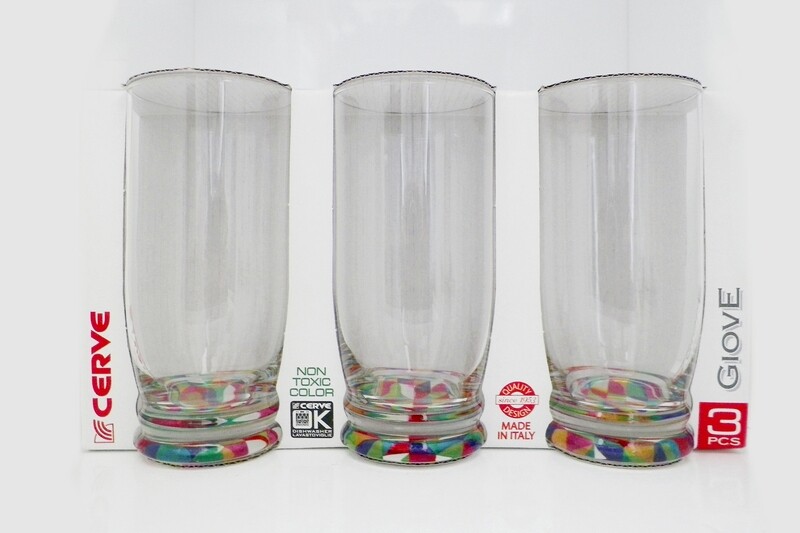CERVE GIOVE 3PCS 420CC LONG DRINK TUMBLERS M61730