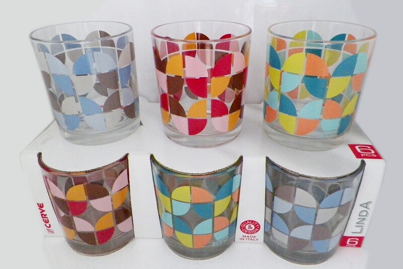 CERVE LINDA 6PCS 220CC WATER TUMBLER M63630 7.5OZ
