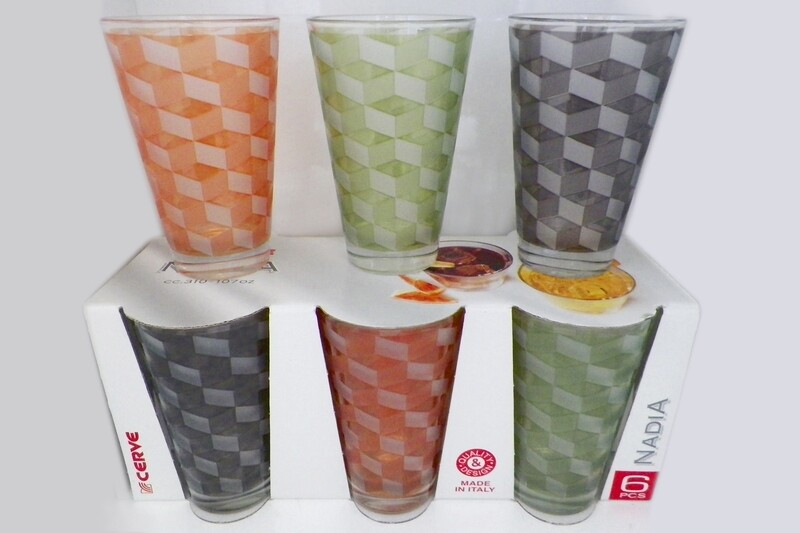 CERVE NADIA 6PCS 310CC LONG DRINK TUMBLERS M64860
