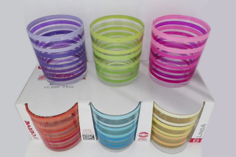 CERVE LINDA 6PCS 220CC WATER TRUMBLER M54530 7.5OZ