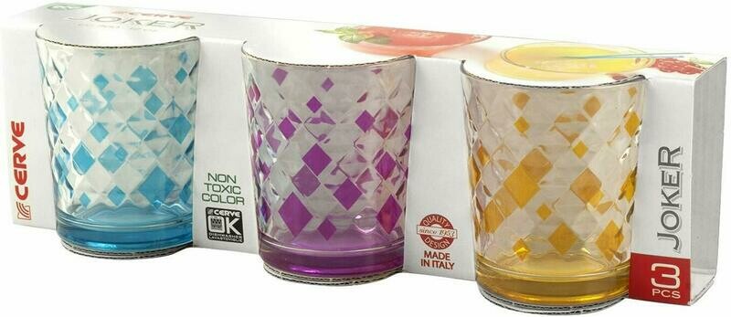 CERVE JOKER 3PCS 360CC WATER TUMBLERS M61110