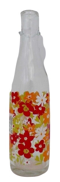 CERVE GLASS BOTTLE 0.5 LIT WITH SEAL COVER ITALY