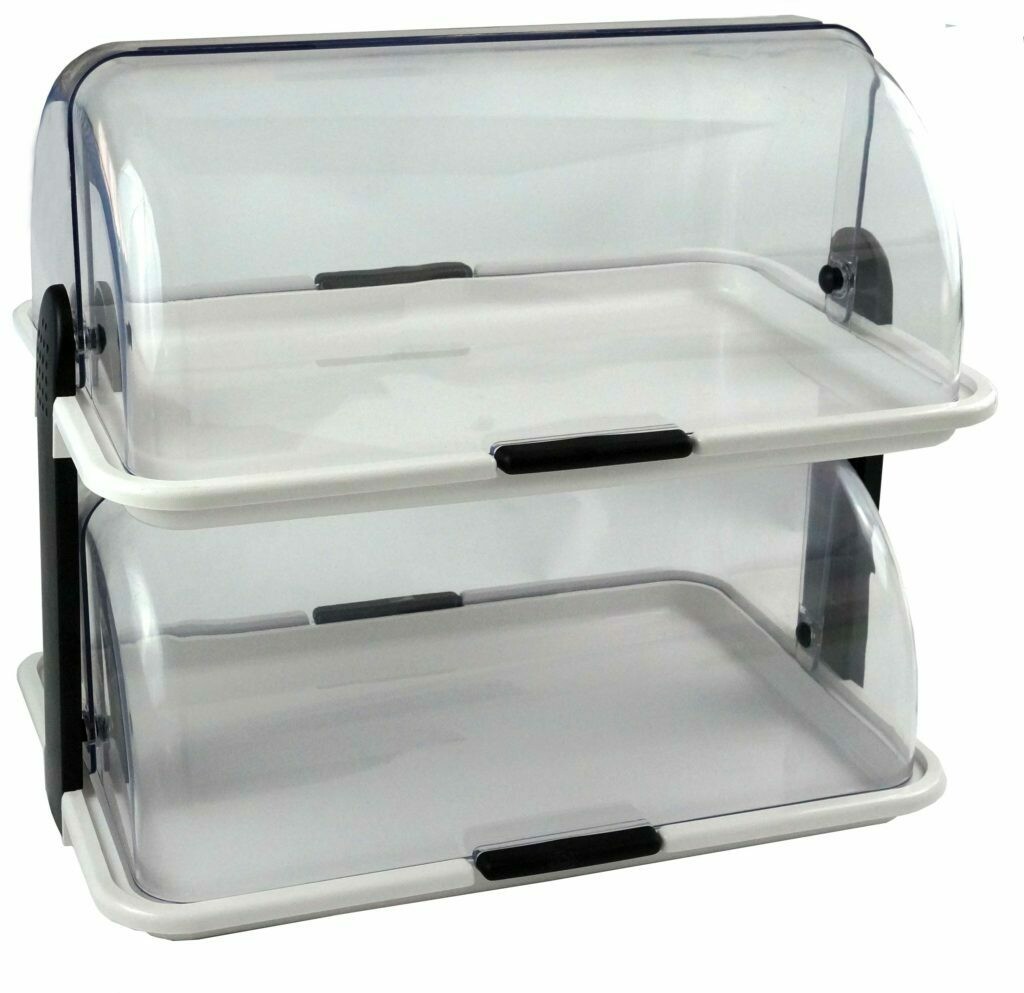 DENOX DOUBLE FOOD DISPLAY GOURMET WHITE 21920