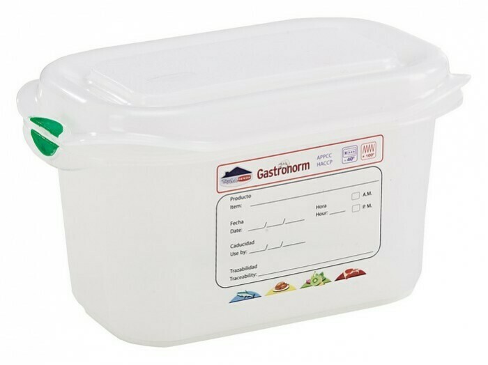DENOX PC GN 1/9 100MM AIRTIGH FOOD BOX 1LT 12350