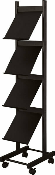 WRITEBEST 4 TIER MAGAZINE RACK 29X39X137CM LT333B