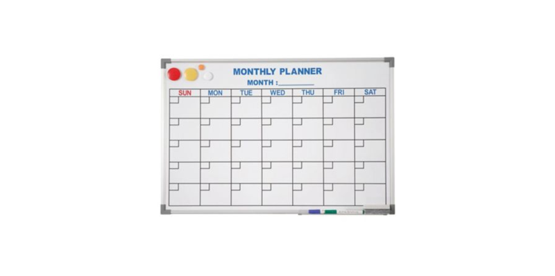 WRITEBEST 60X90CM MONTHLY PLANNER MAG W/B (2&#39;X3&#39;)