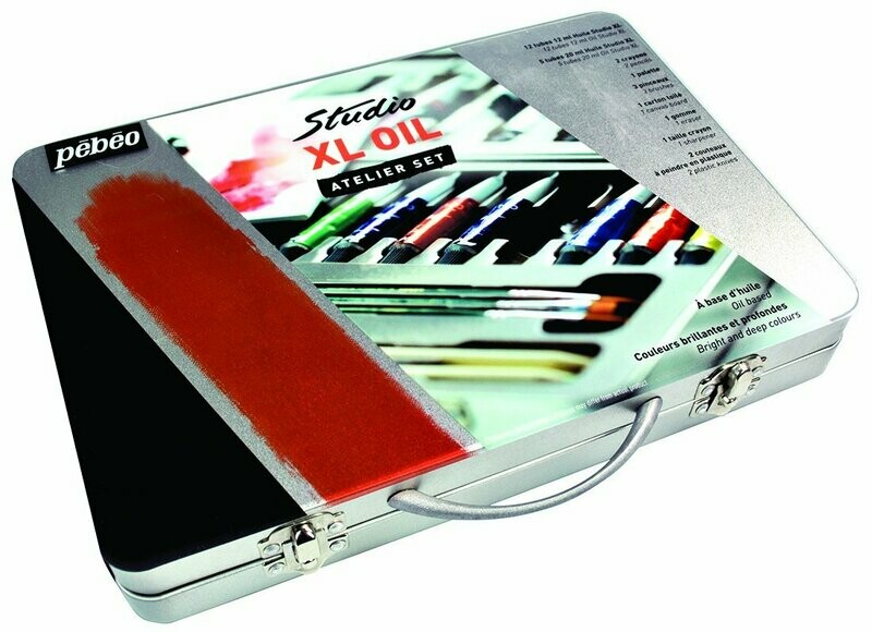 PEBEO XL FINE OIL ATELIER METAL CASE SET 920610