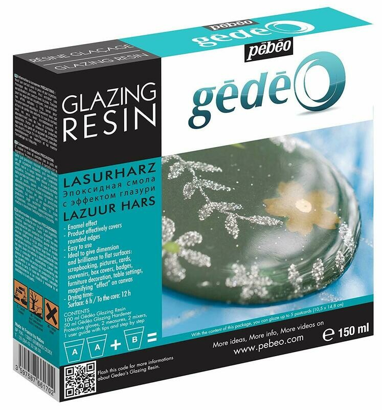 PEBEO GEDEO 150ML GLAZING RESIN ASSTD COLOR KIT