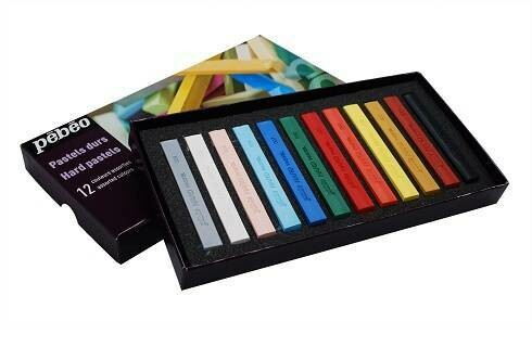 PEBEO 12 SQUARE HARD PASTEL 400300