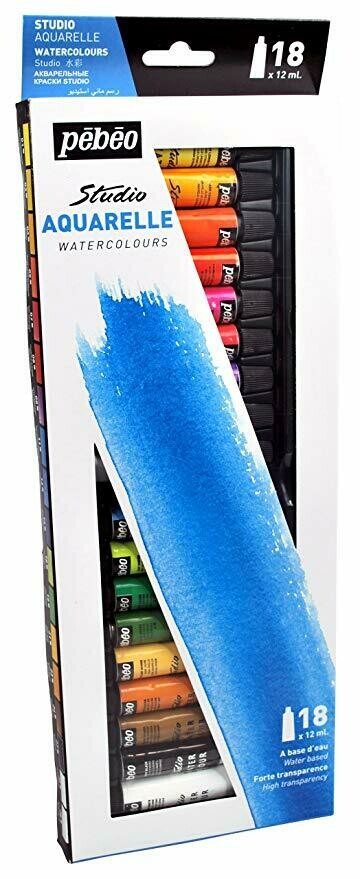 PEBEO FINE WATER COLOR SET 18T12ML - 668910