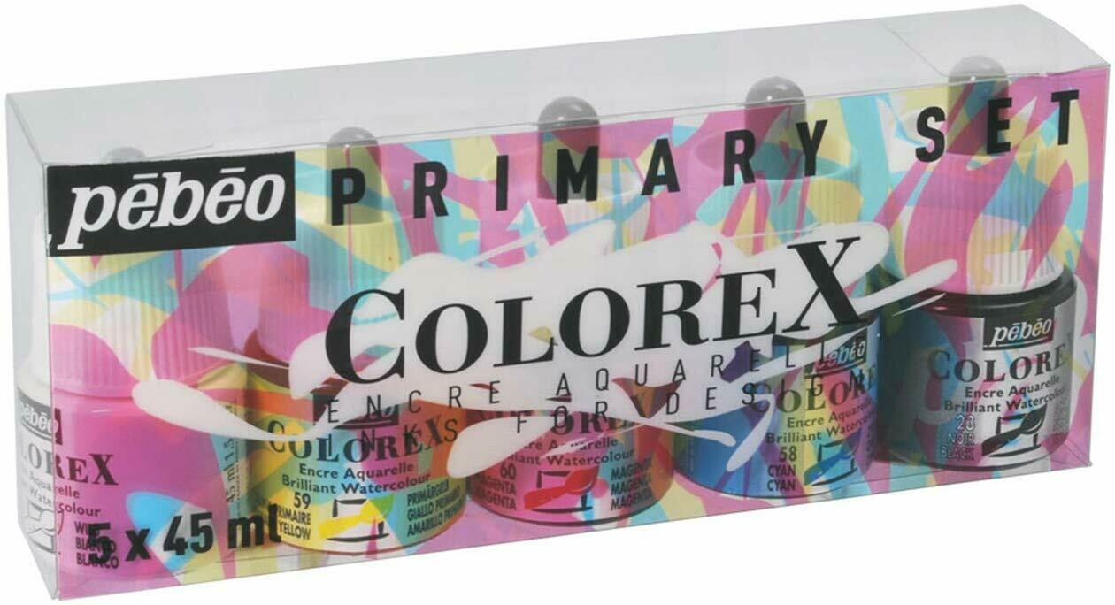 PEBEO 5X45ML COLOREX  ASSTD BOTTLE 035076