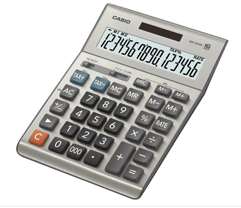 CASIO DM1600 CALCULATOR