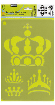PEBEO DECO 20X30CM POCHOIR DECORATION STENCIL ASSTD DESIGN