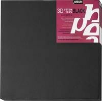 PEBEO 3D 30X60 BLACK COTTON CANVAS 782756