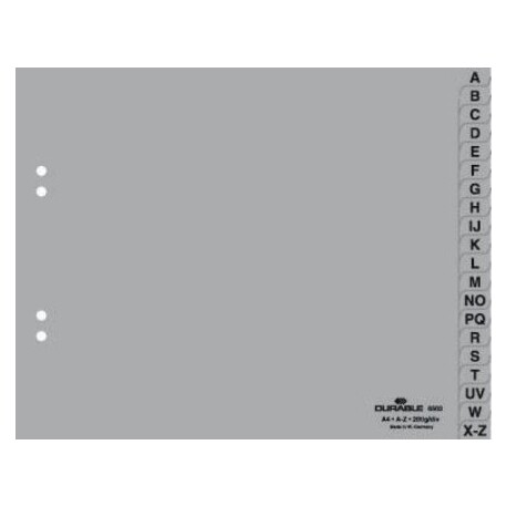 DURABLE A5 A-Z INDEX 6503/10