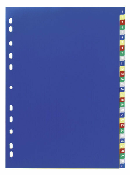 DURABLE A4 DIVIDER 1-31 COLOR 6756