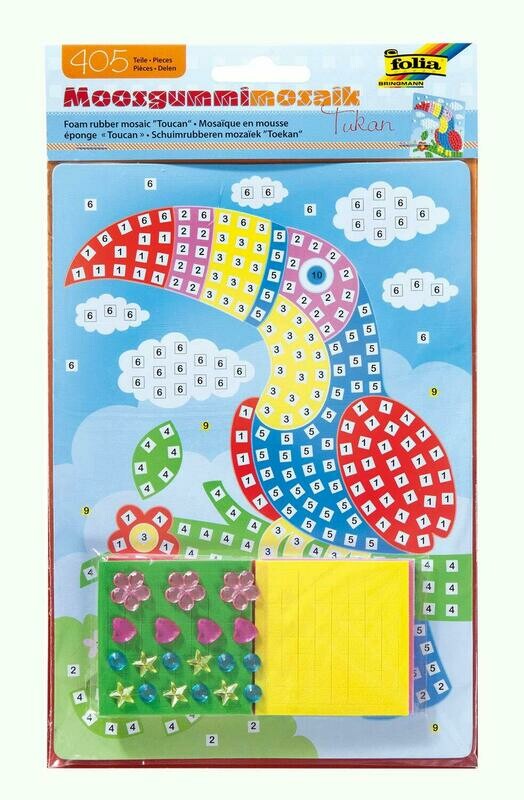 FOLIA FOAMCRAFT MOSAIC PICTURE ASSTD 2380