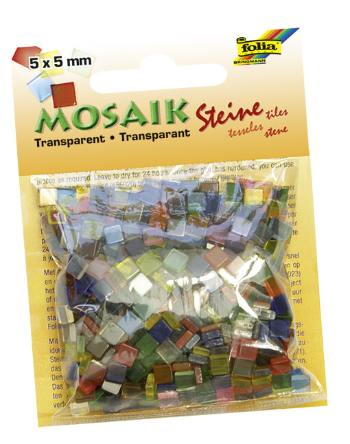 FOLIA MOSAIK 5X5MM TILES ASSTD COLOR