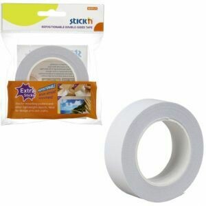 STICK&#39;N 12.5MMX12M DOUBLE SIDED 1/2&quot; TAPE 24007