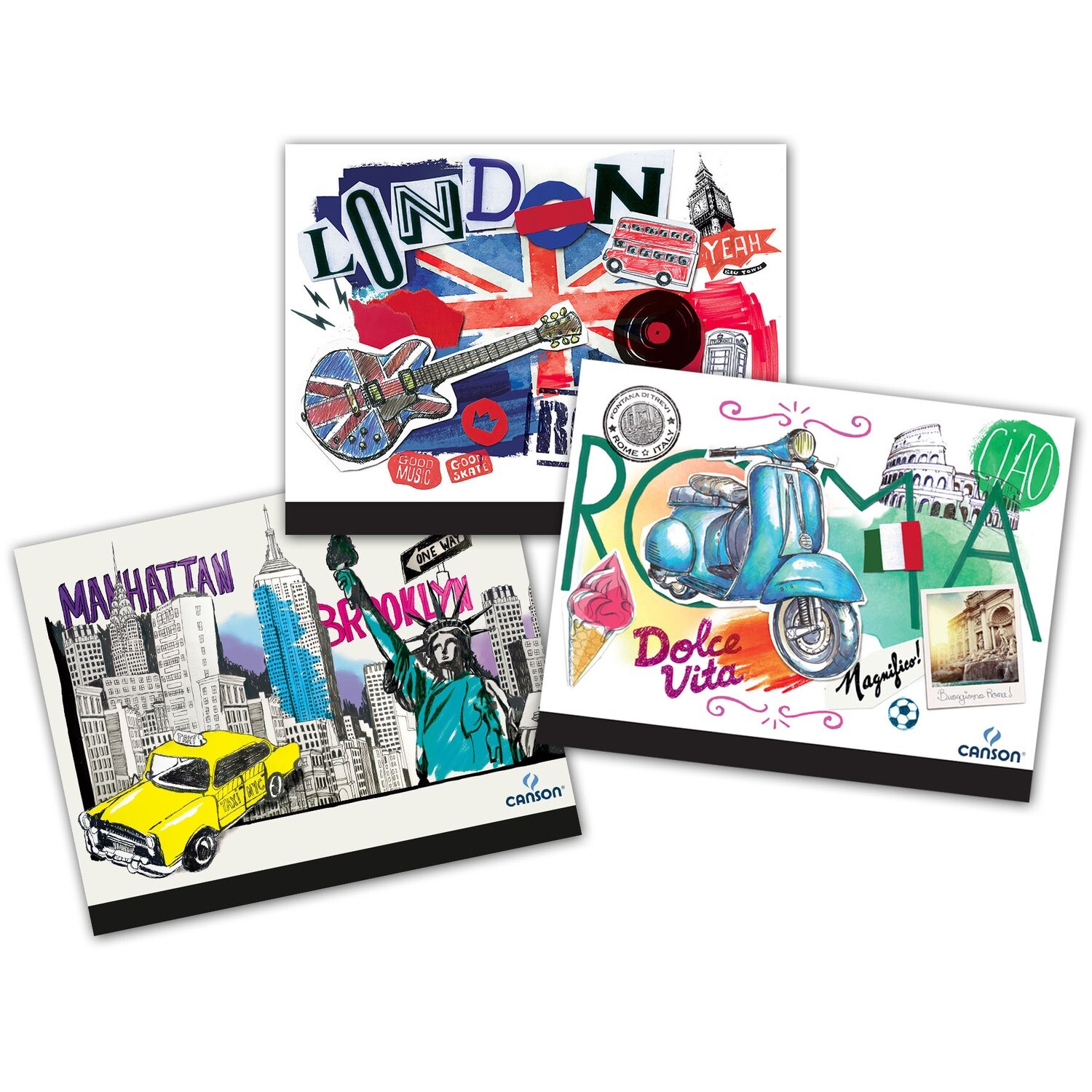 CANSON 32X45CM CARDBOARD FOLDER 400065457/83878
