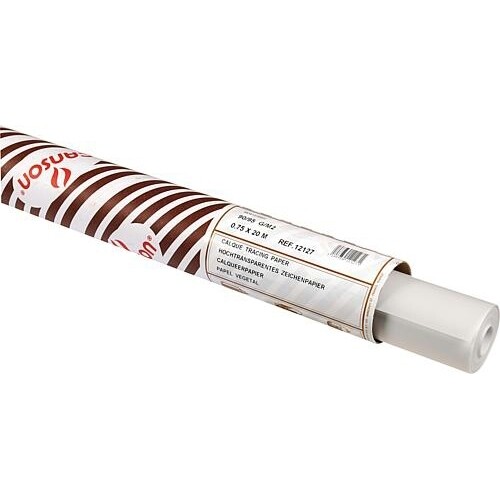 CANSON 1.1X20MTR TRACING PAPER ROLL 90GRM 0012129