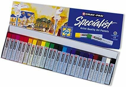 SAKURA 25 SPECIALIST OIL PASTELS COLOUR ESP25
