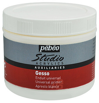 PEBEO 500ML ACRYLIC STUDIO WHITE GESSO 524100-5241