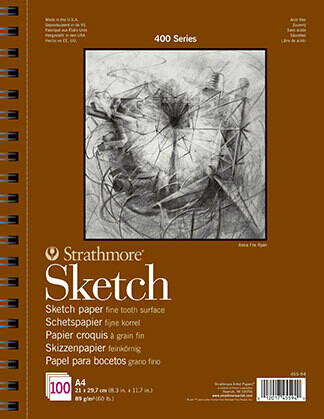 STRATHMORE A3 SKETCH PAD 100SHT 89GRM 455-93