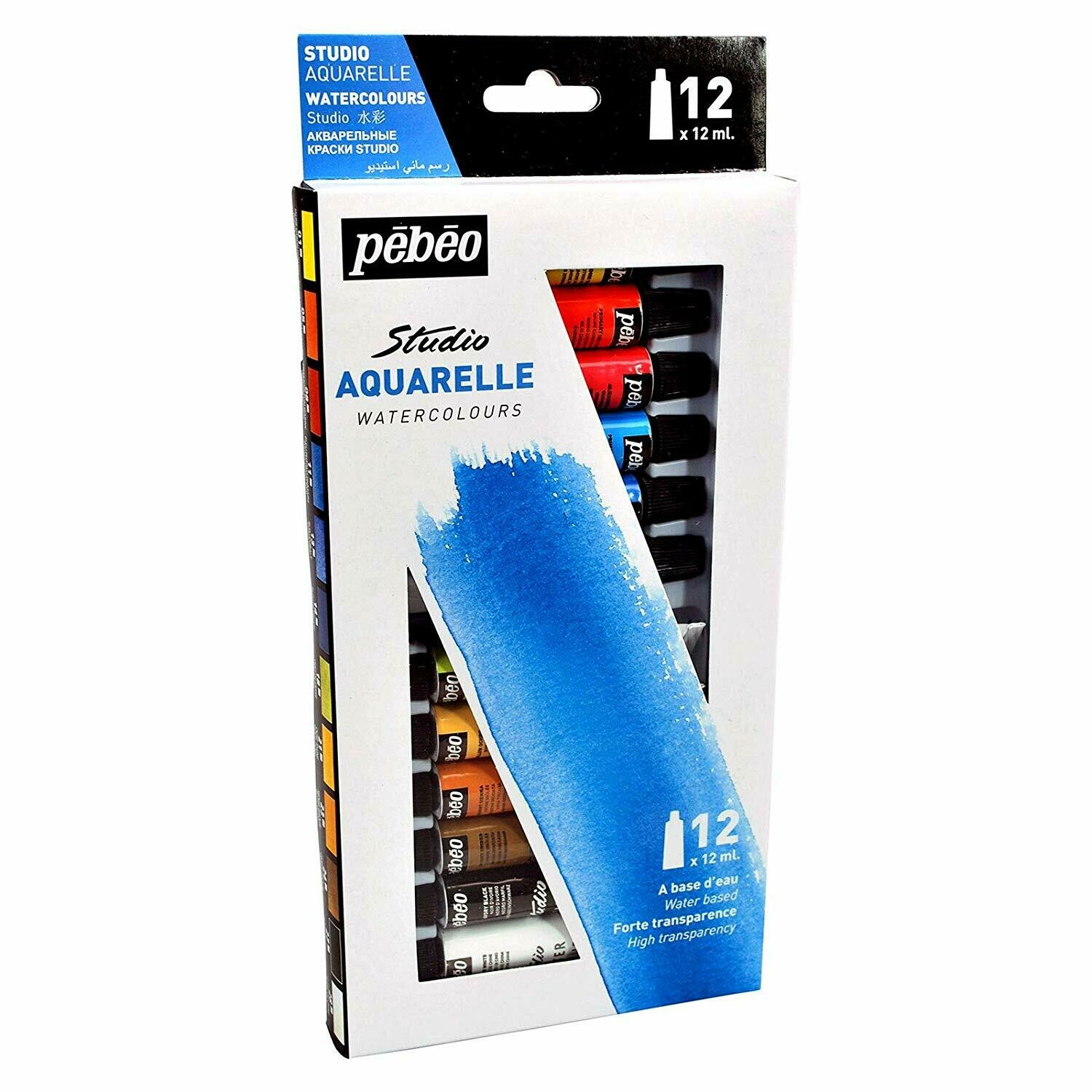 PEBEO 12T12ML FINE WATER COLOUR SET 668400