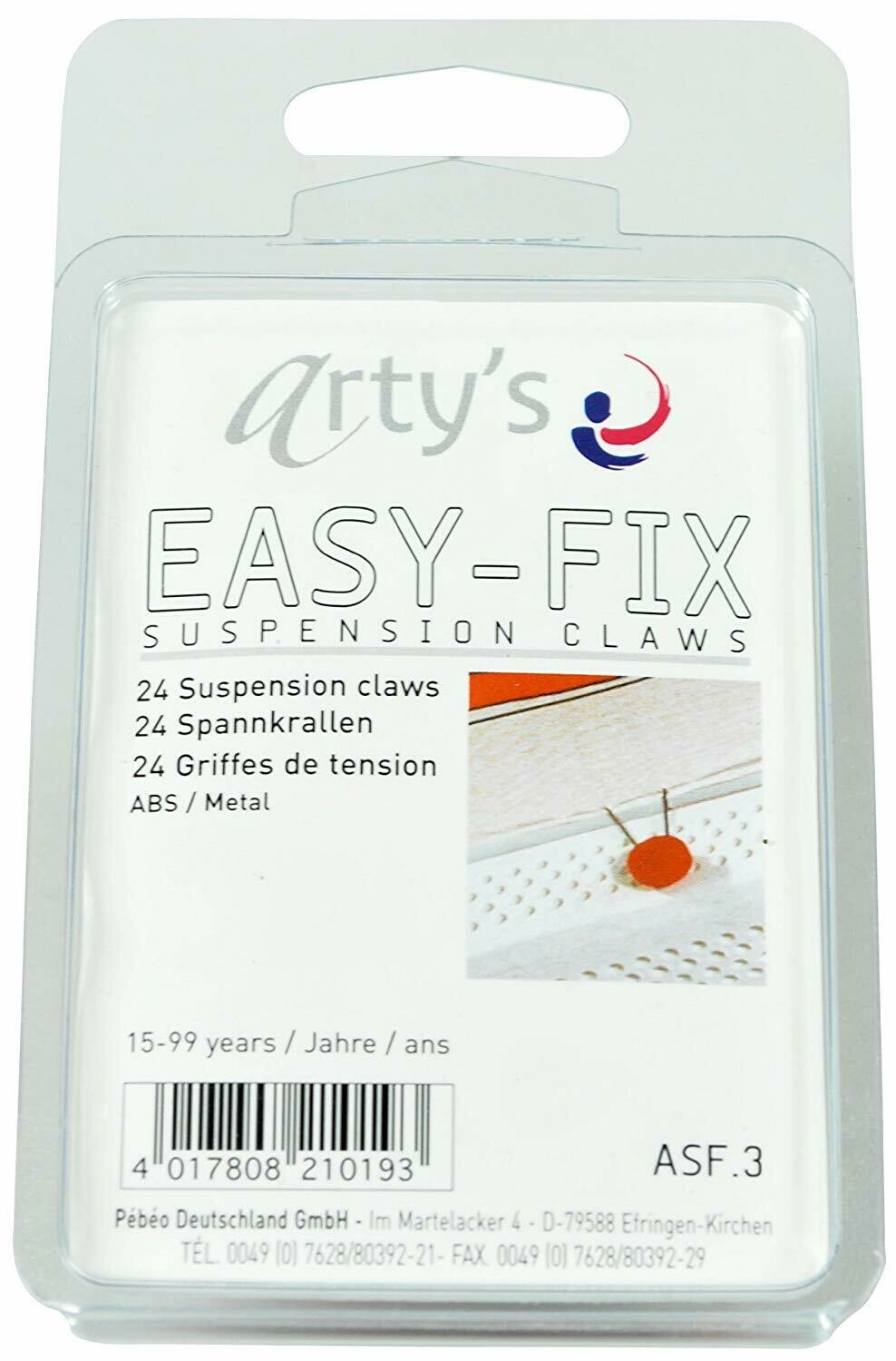 PEBEO 24PCS EASY FIX CLAWS ASF3