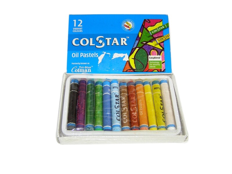 COLSTAR 12 OIL PASTELS 65X9MM