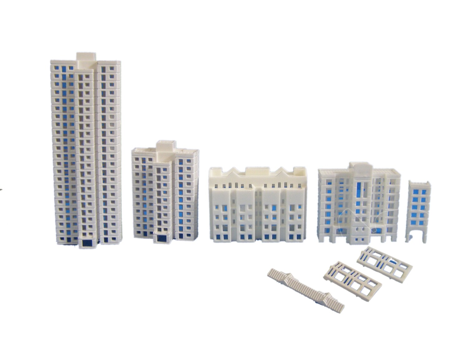 GZ 4PCS TALL BUILDING SET G19-011
