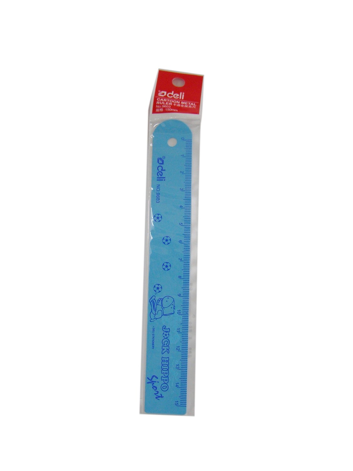 DELI 6&quot; METAL RULER [9603]