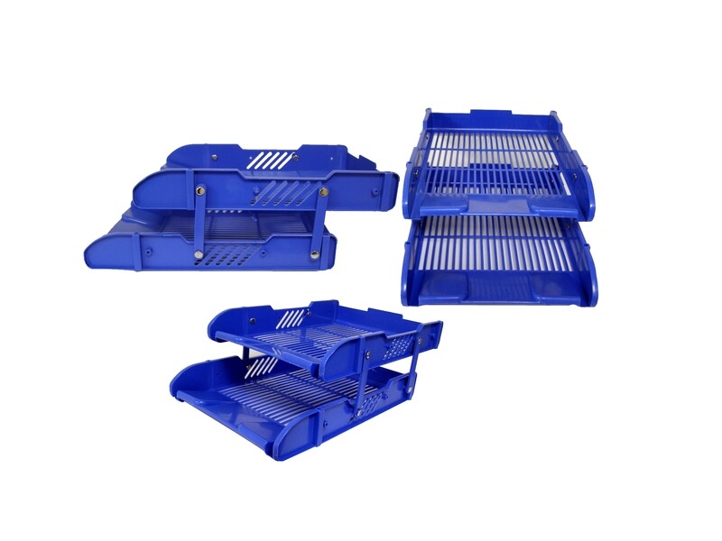 RSC/DELI 2 TIER PLASTIC DOCUMENT TRAY D16-092