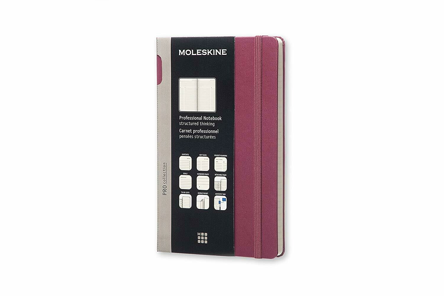MOLESKINE PROFFESSIONAL NOTEBOOK PURPLE L (891317)