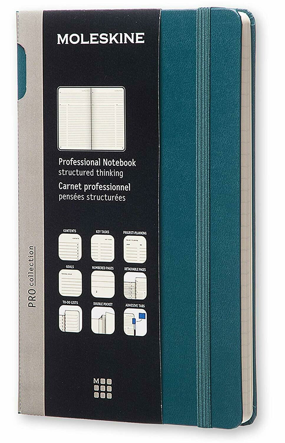 MOLESKINE PROFESSIONAL NOTEBOOK GREEN L (891300)