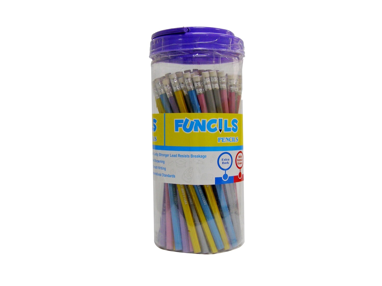 KOOLTOOLZ 72PCS METALLIC RT PENCILS JAR