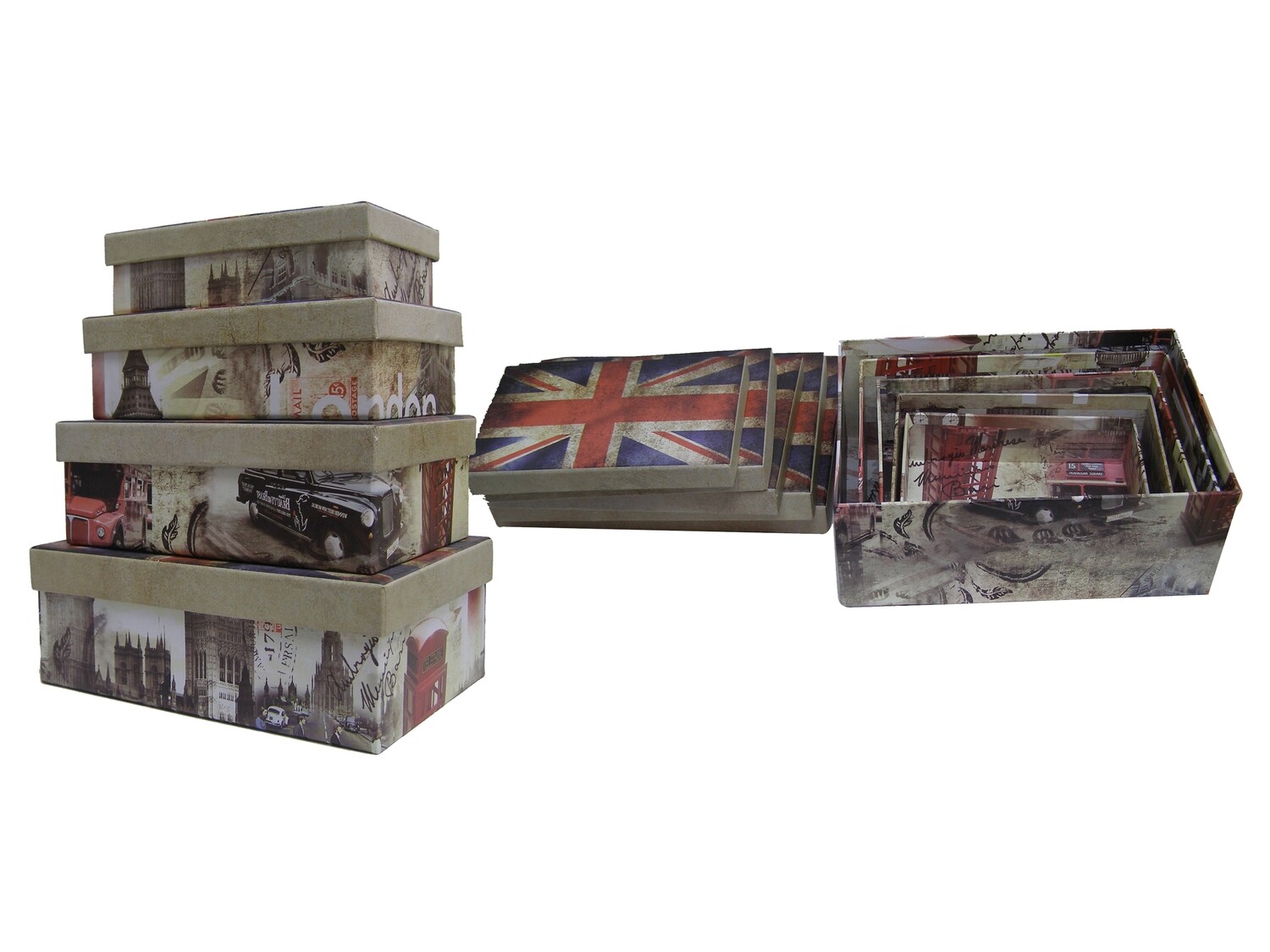 SCHUM 5PCS RECTANGULAR UK/USA GIFT BOX 708975
