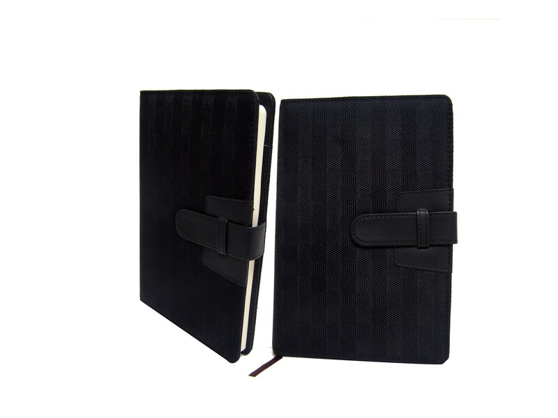 OXFORD A5 CAPRI PU NOTEBOOK SOFT BOUNDED