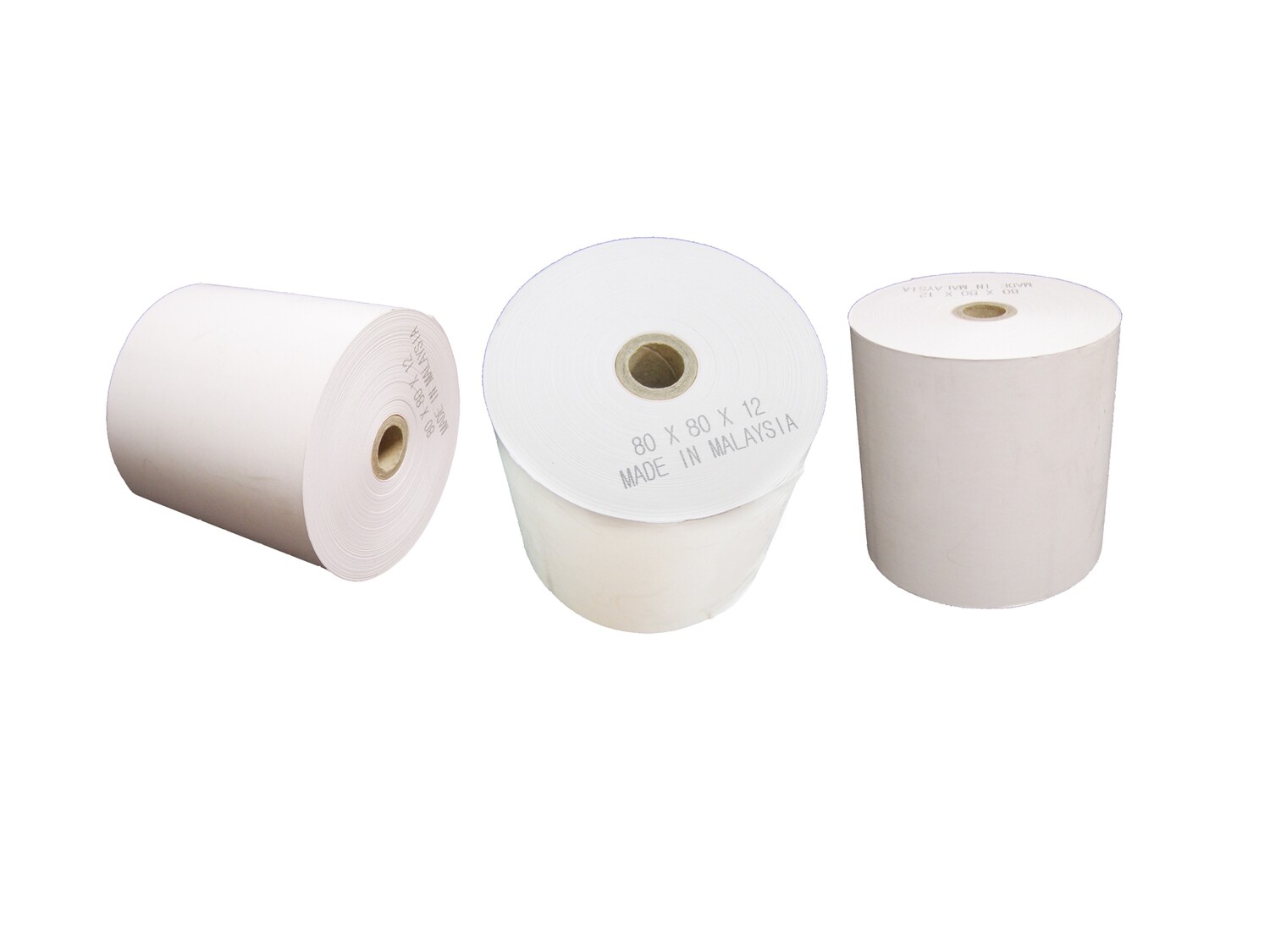 TELE PAPER THERMAL ROLLS 80X80X12MM