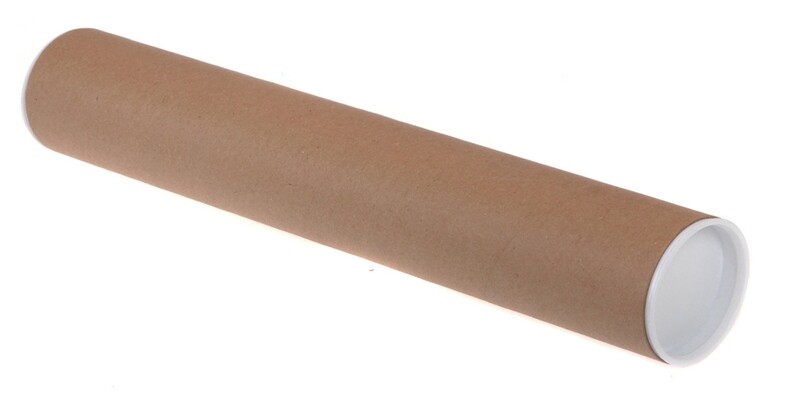 KENDON 80CM CARDBOARD DRAWING HOLDER TUBE
