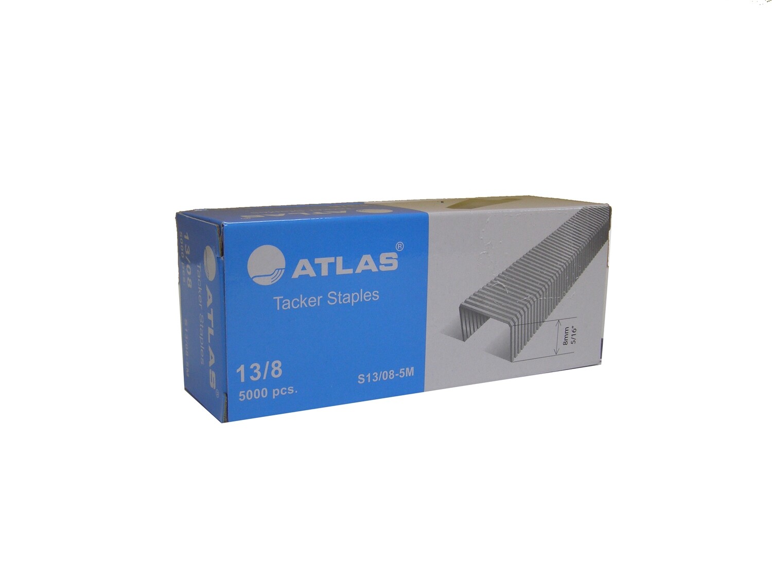 ATLAS TACKER STAPLES 13/8MM