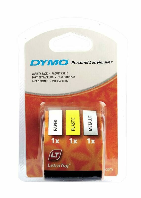 DYMO PERSONAL LABELMAKER TAPE CASSETTE ASSTD LT 91